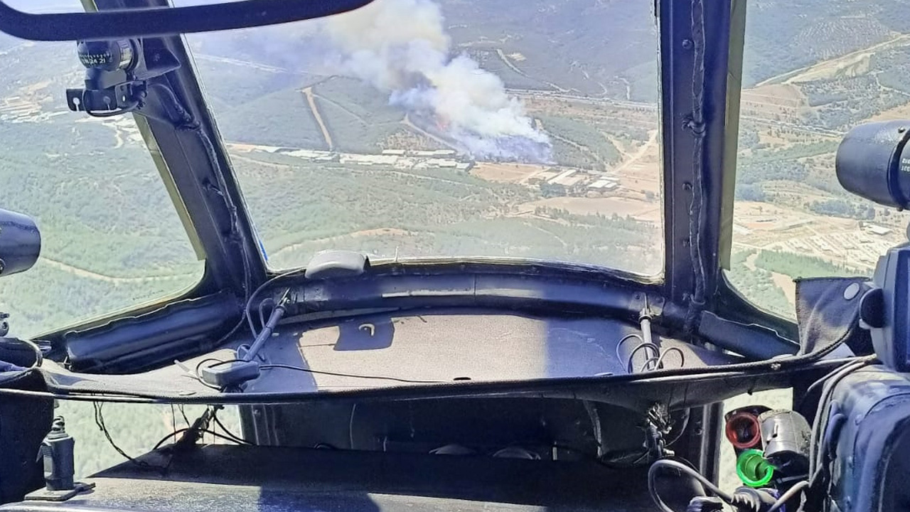 İzmir Buca'da orman yangını çıktı! Ekipler bölgede