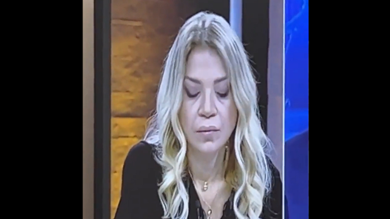 Habertürk sunucusu Ebru Baki'nin canlı yayındaki hali gündem oldu