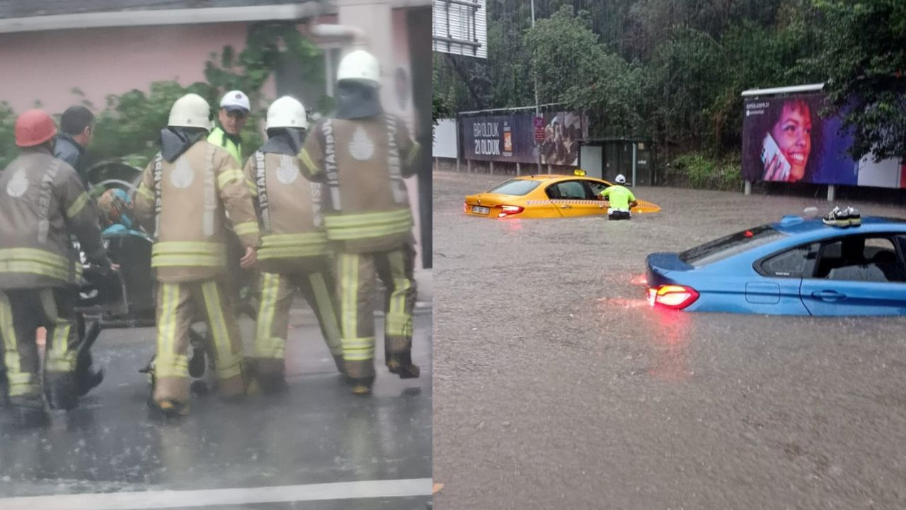İstanbul'da sağanak felaketi! Normalin 4 katı yağmur yağdı! İlçelerde hayat felç