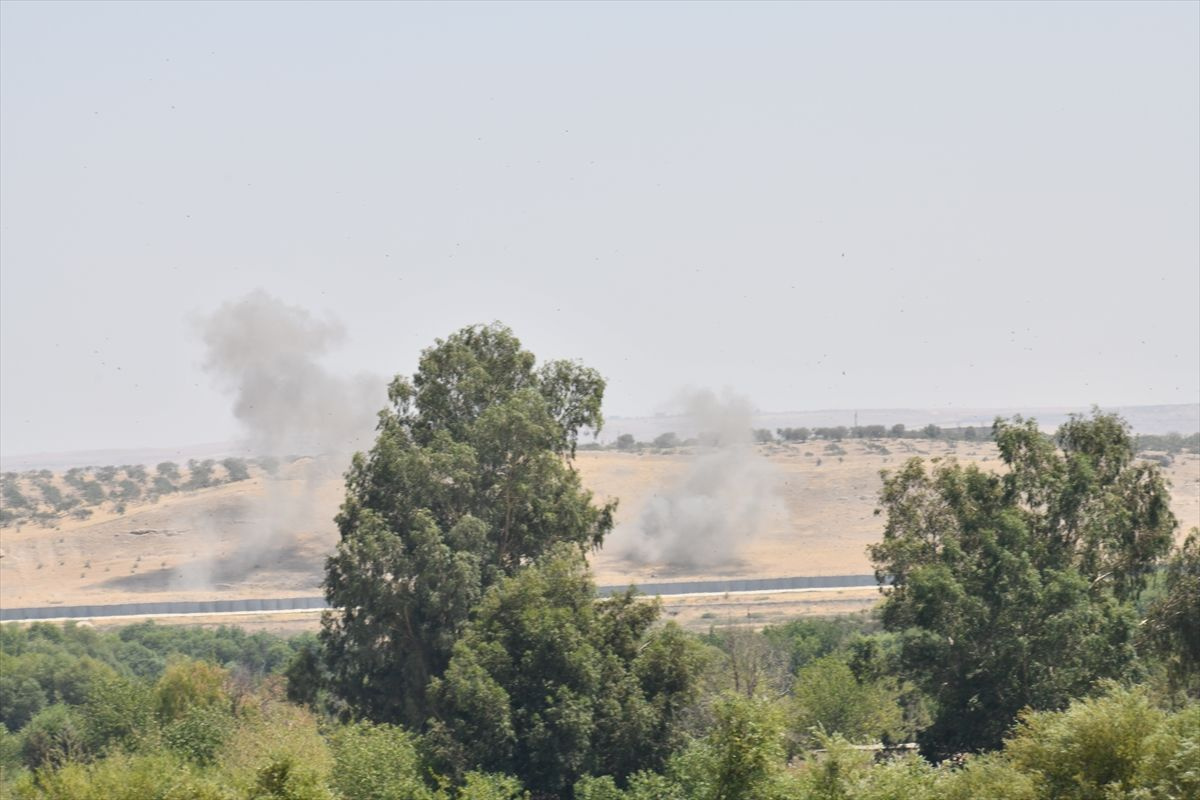 PKK Gaziantep'te boş araziyi bombaladı!