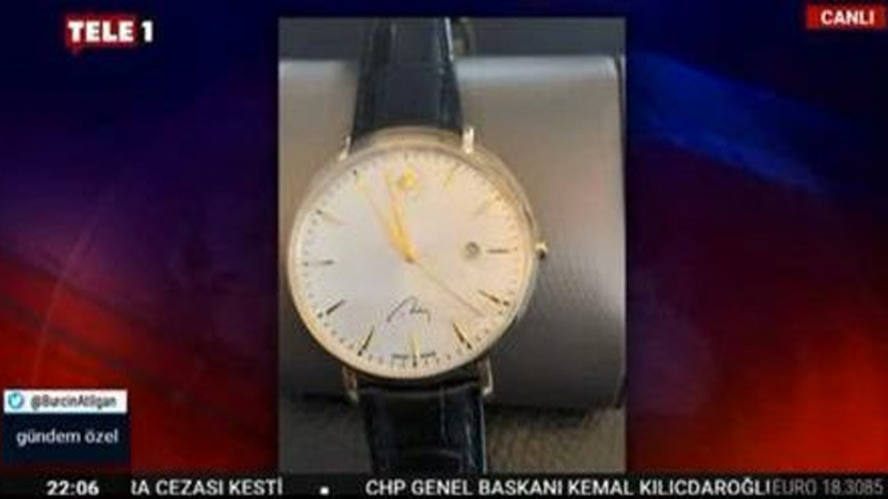Erdoğan imzalı İsviçre saatleri TELE 1’de dağıtılmış