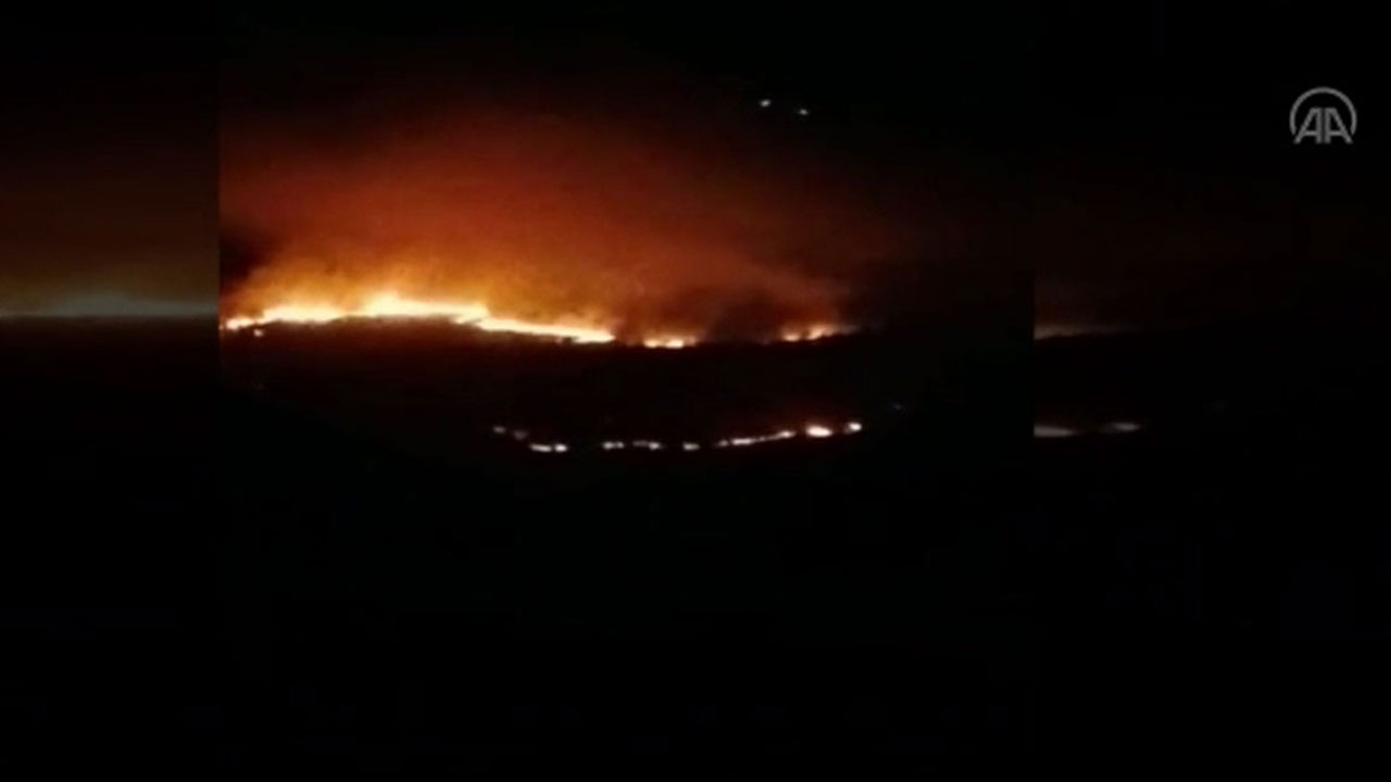 Pençe-Kilit Operasyonu bölgesinde sıcak saatler...Terör örgütü PKK/YPG yangın çıkardı, müdahale ediliyor