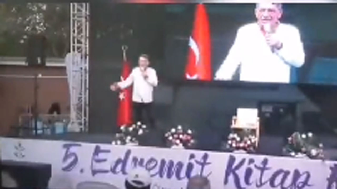 Edremit'te CHP'li belediyenin kitap fuarında yazarlar hükümete kin kustu tehditler yağdırdı