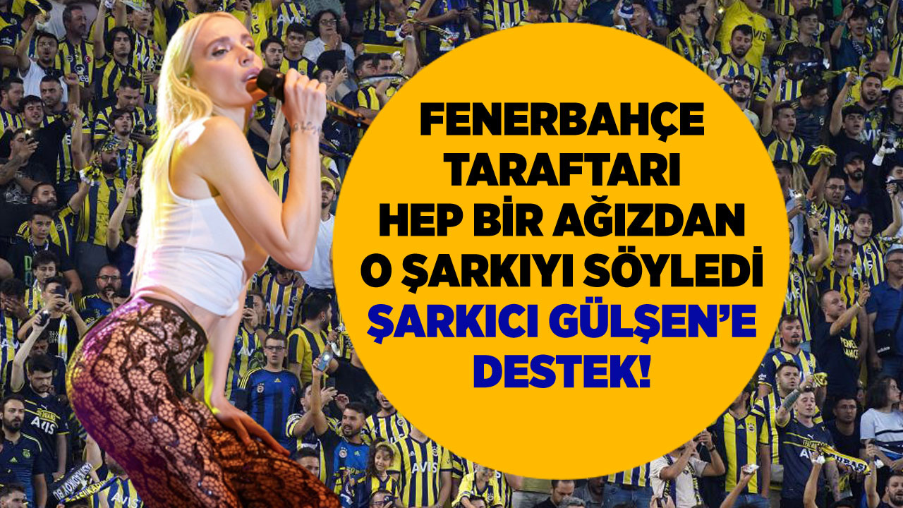 Tutuklanan Gülşen'e destek: Fenerbahçe taraftarı o şarkıyı hep bir ağızdan söyledi