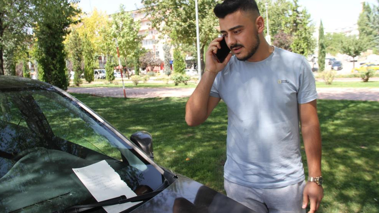 Elazığ'da ceza yediğini sandı, kağıdı okuyunca gerçek ortaya çıktı...