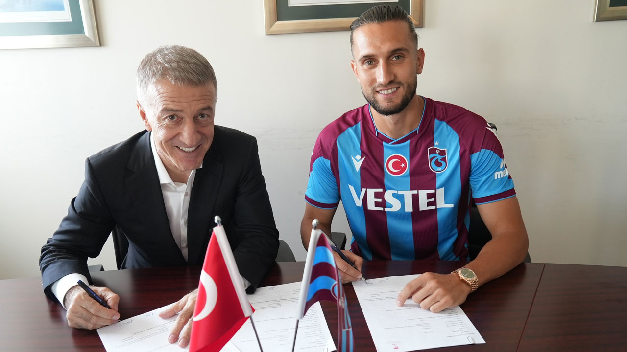 İmzalar atıldı: Yusuf Yazıcı yeniden Trabzonspor'da!