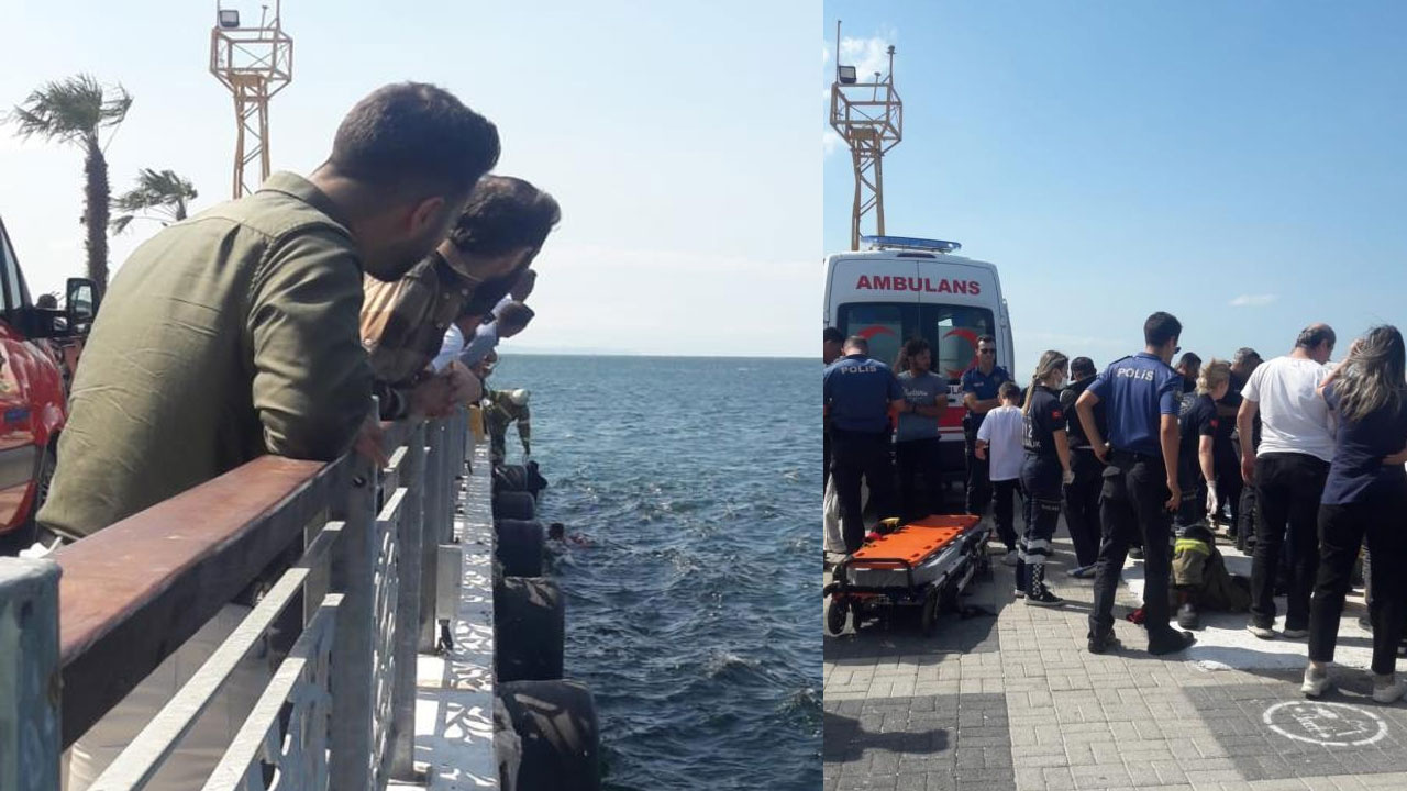 Bursa'da fırtına bir kişiyi denize düşürdü! Büyük panik yaşandı