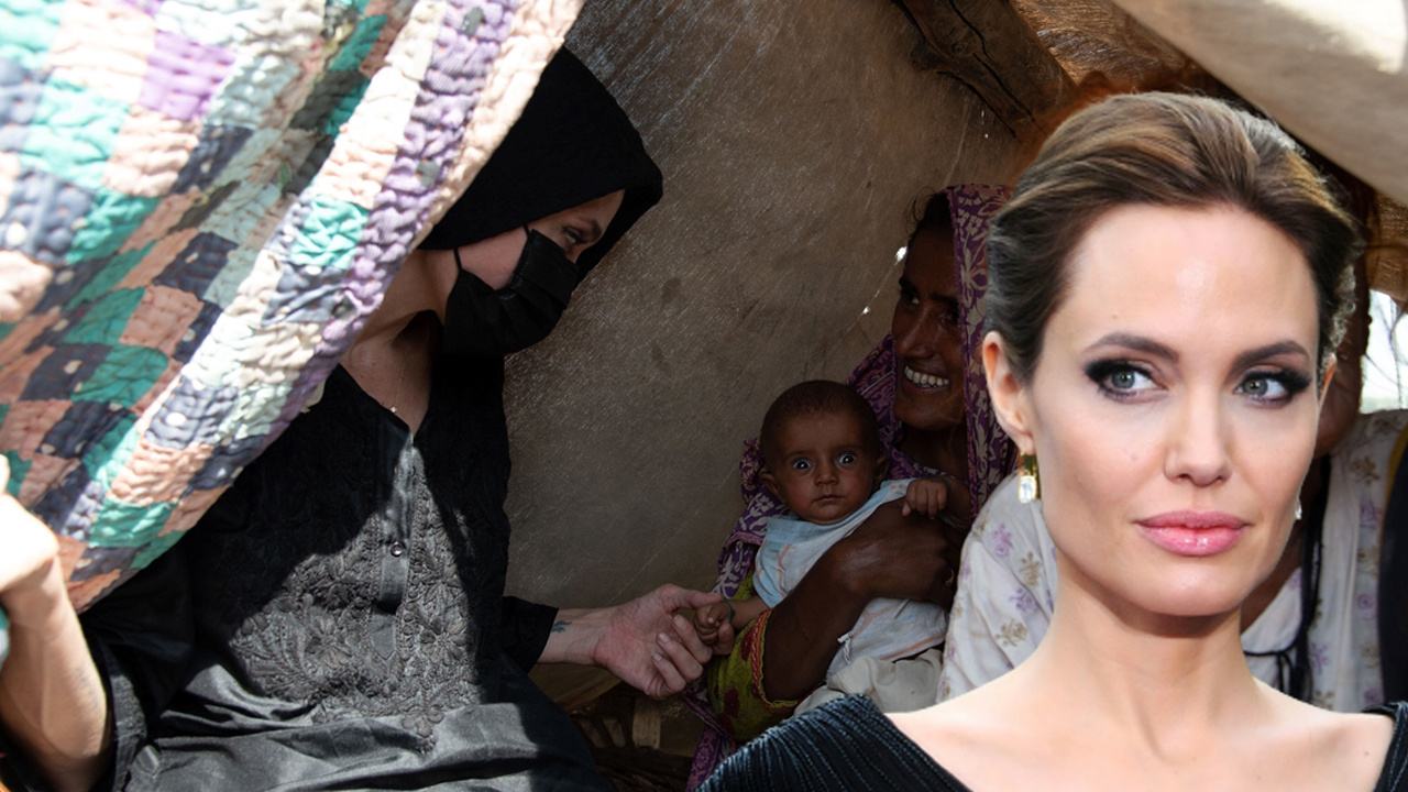Angelina Jolie'den dikkat çeken ziyaret! Ülkelere 'daha fazla yardım' çağrısı yaptı