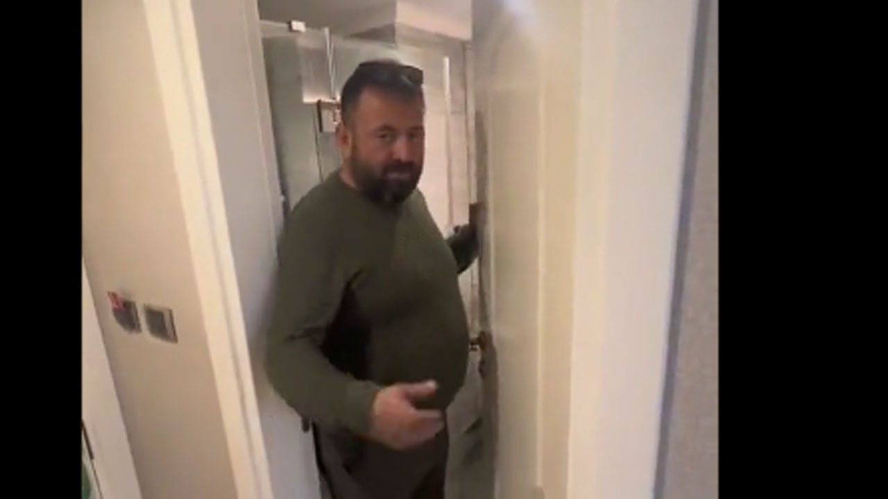 Ordu'da bir otelin banyosunda çekilen video viral oldu şekilden şekile girdi