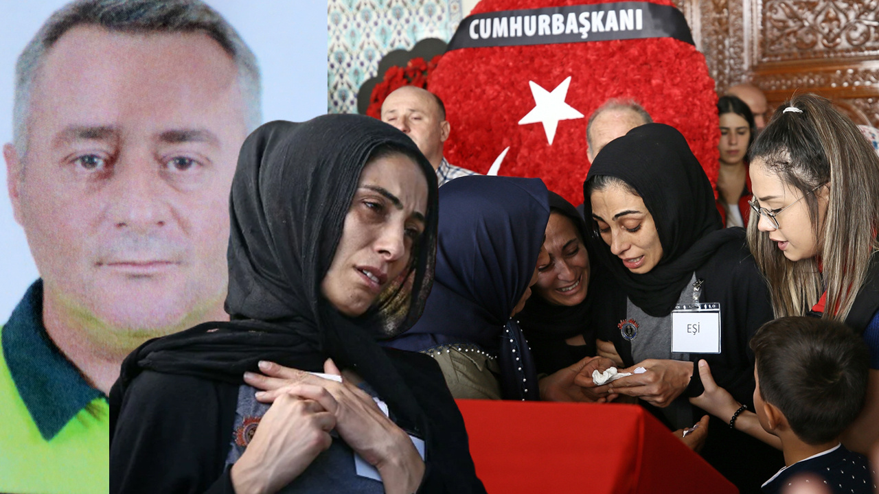 Şehit polis Sedat Gezer'in cenaze töreninde acı feryatlar! Eşi ve annesi kahroldu
