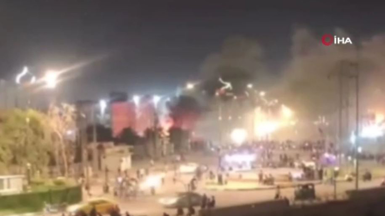 Irak'ta protestolar çığrından çıkmaya başladı! Valilik binasını ateşe verdiler