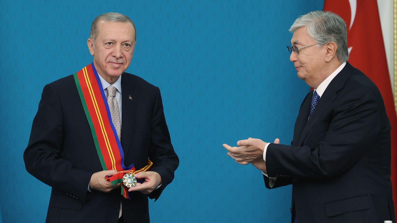 Cumhurbaşkanı Erdoğan Kazakistan'da konuştu: Bu benim için farklı bir sürpriz oldu