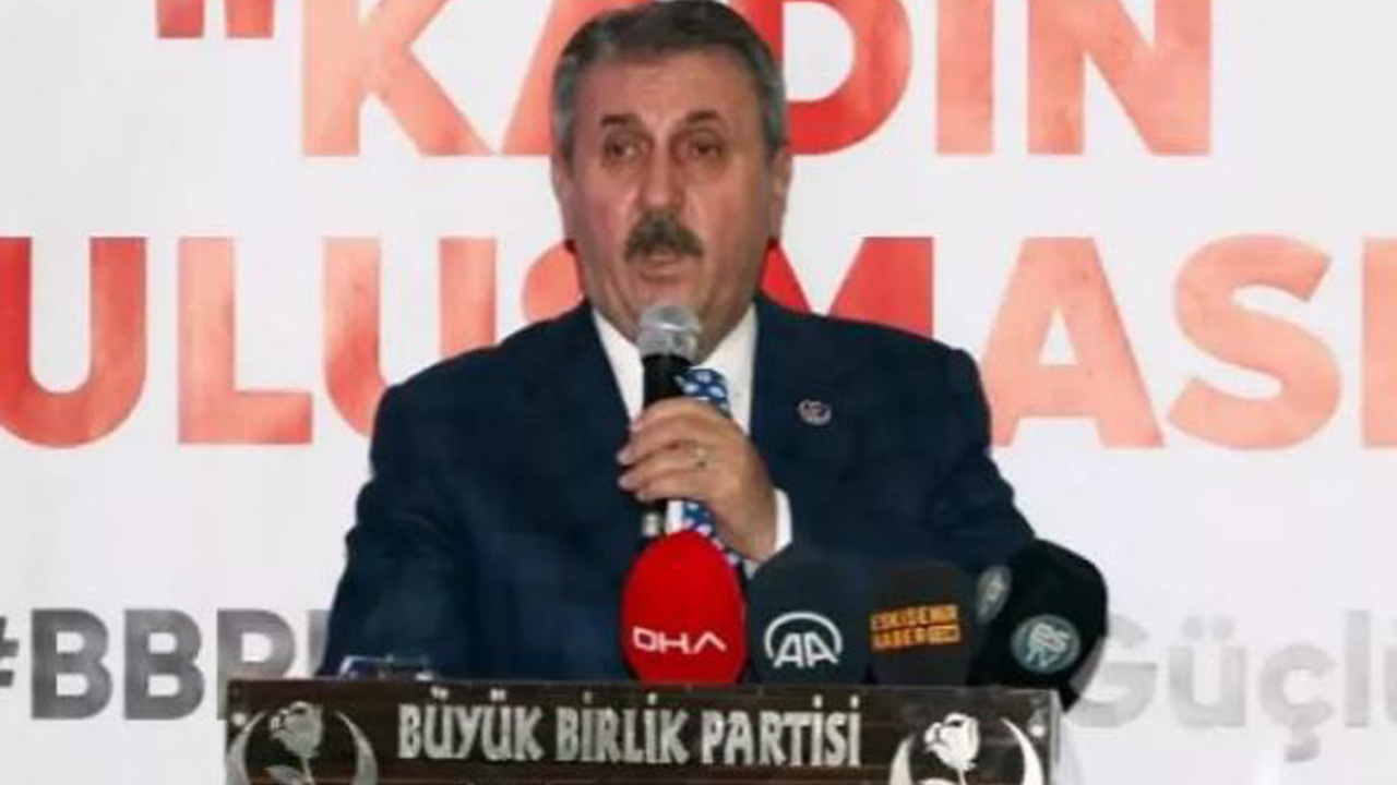BBP Genel Başkanı Destici'den Kılıçdaroğlu'na tepki: Meclise gelince şapka düşecek, kel görünecek