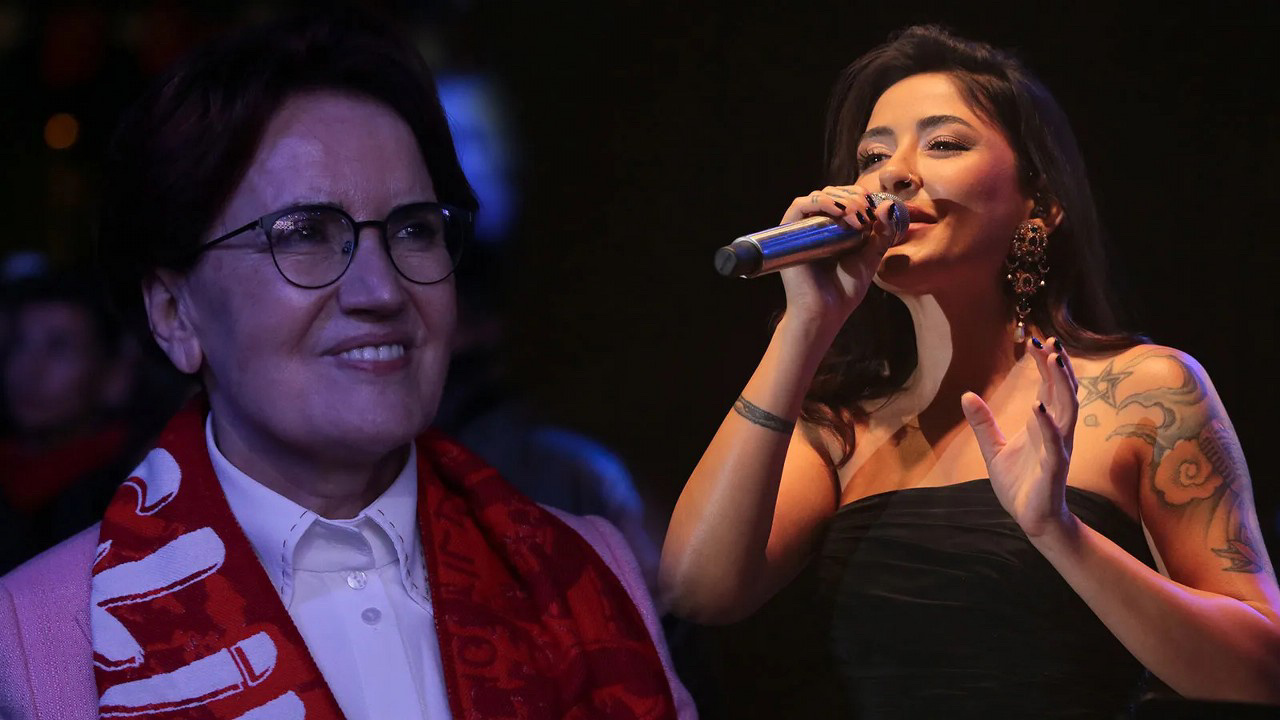 Meral Akşener Melek Mosso konserine gitti şarkıcıyı tebrik etti