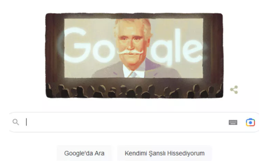 Google'dan Hulusi Kentmen sürprizi vefatının 29. yılında özel doodle hazırlandı!