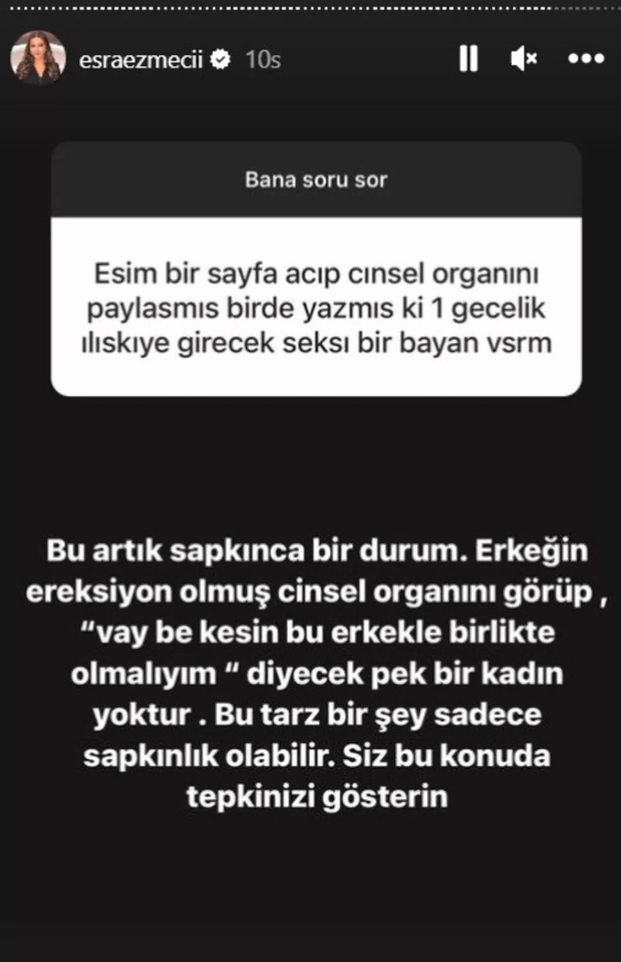 Pes dedirten soru! 'Eşim sayfa açıp cinsel organını paylaşıyor bir de...'