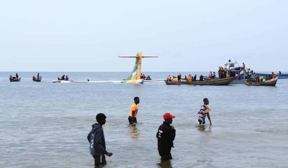 Yolcu uçağı göle düşmüştü: Tanzanya'daki faciada ölü sayısı artmaya devam ediyor!