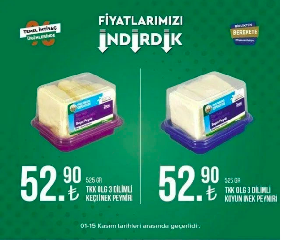 Yetişen alır büyük indirim başladı! İşte Tarım Kredi Kooperatif Market yeni indirimli ürünler listesi