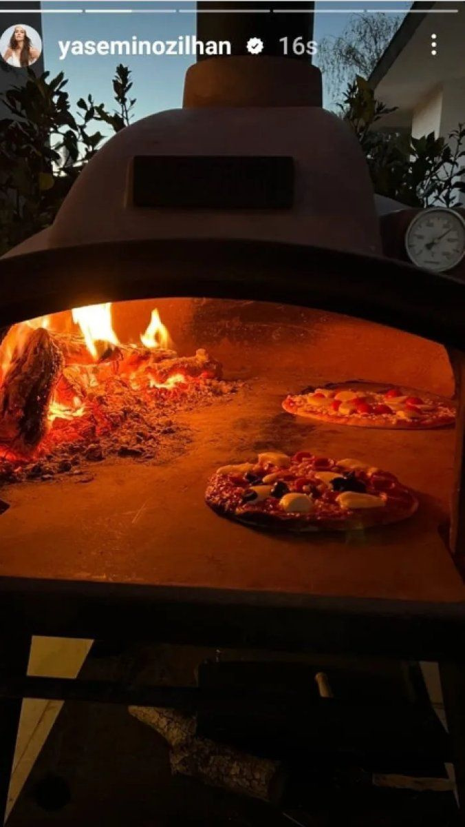 Yasemin Özilhan'ın pizza paylaşımı olay oldu! 'Domuz eti mi o?'