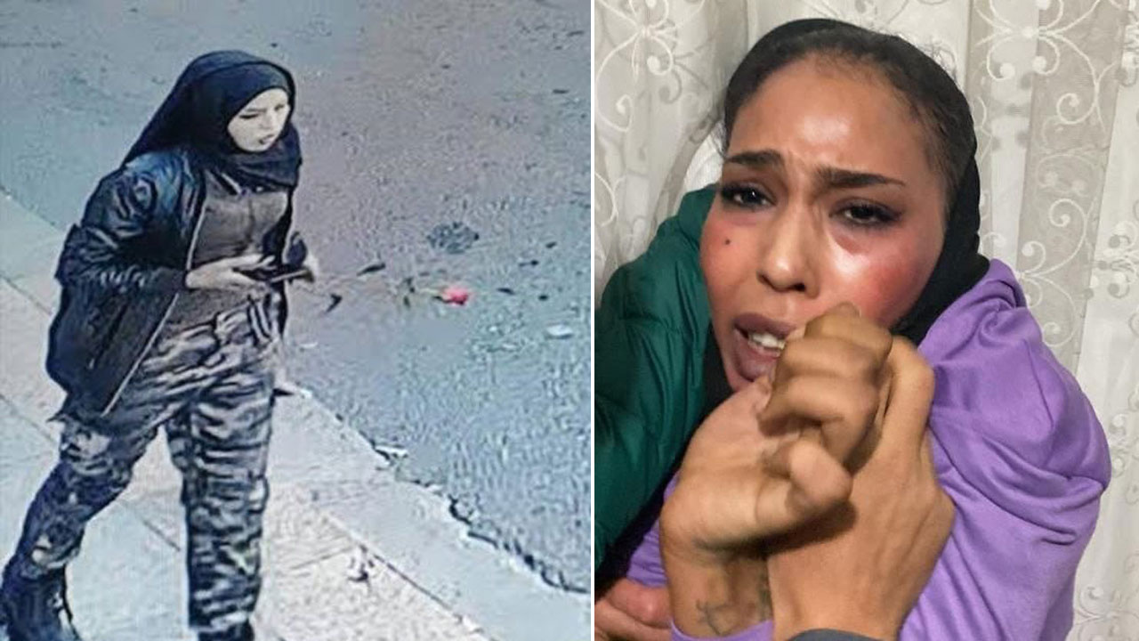 İstanbul saldırısını yapan kadın bombacının yakalanma anı videosu! Yüzündeki ifadeye dikkat