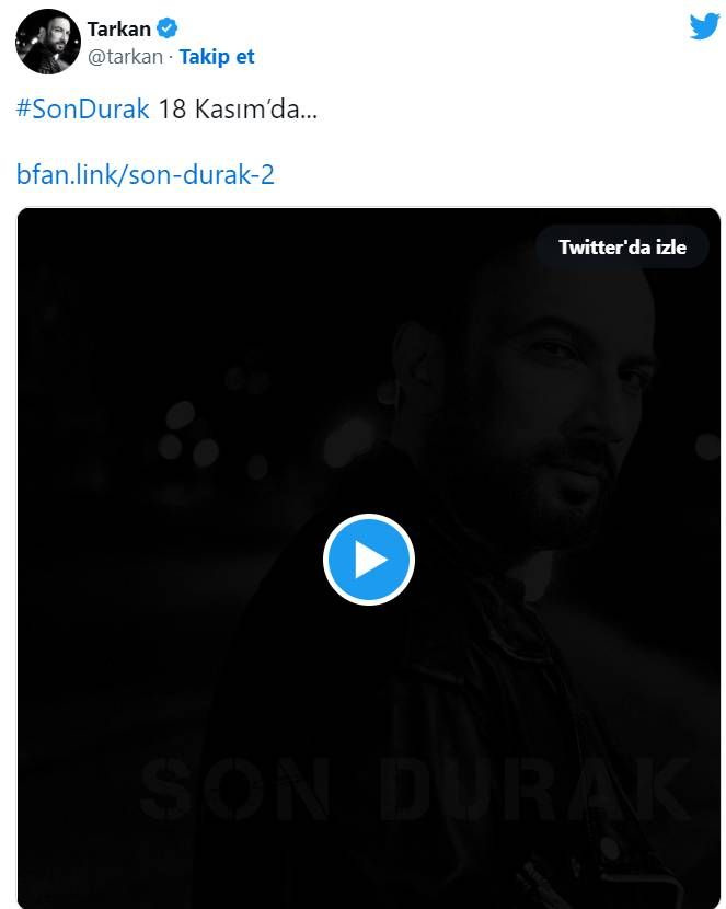 Tarkan'dan sevenlerine müjdeli haber! 'Son durak'ın çıkış tarihi belli oldu