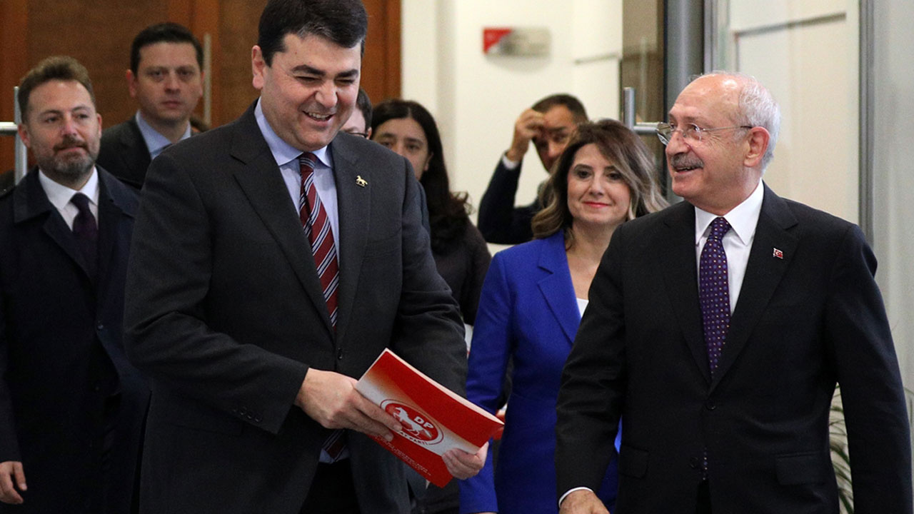 DP Genel Başkanı Uysal'dan CHP lideri Kılıçdaroğlu'na ziyaret