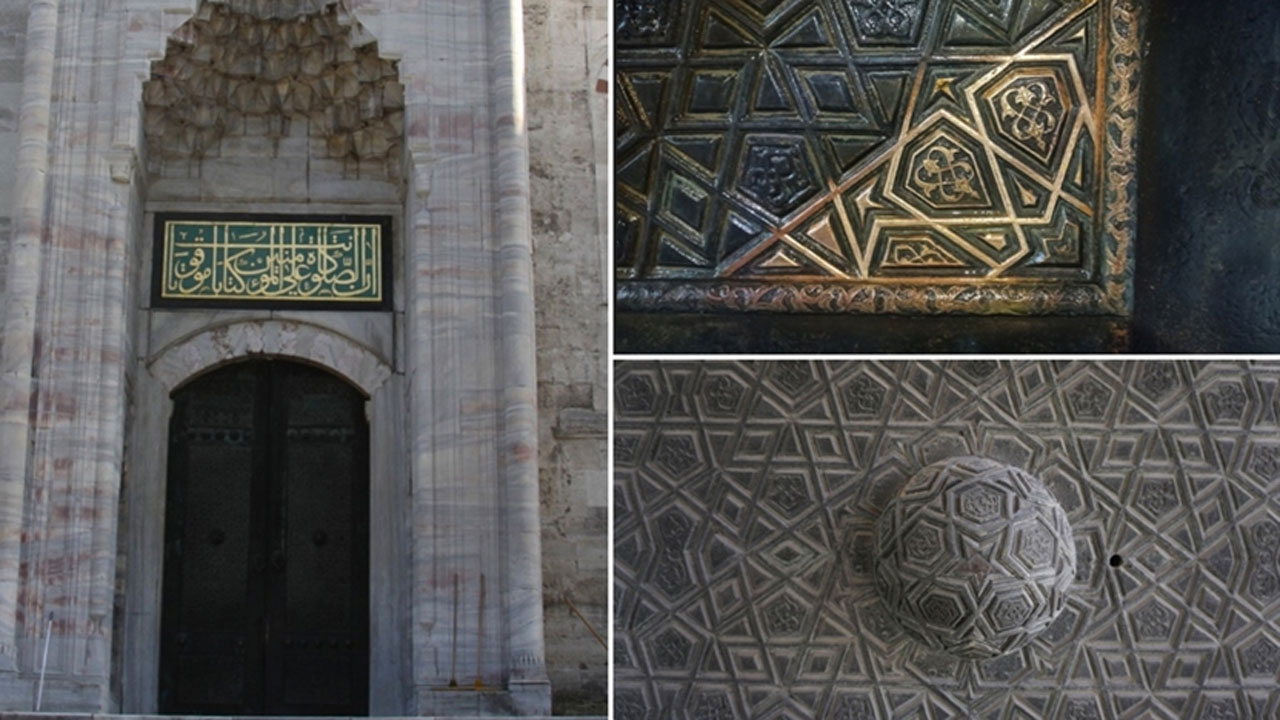 Sultanahmet Camisi'nin 400 yıllık kapısı Vakıflar Genel Müdürlüğünce restore ediliyor