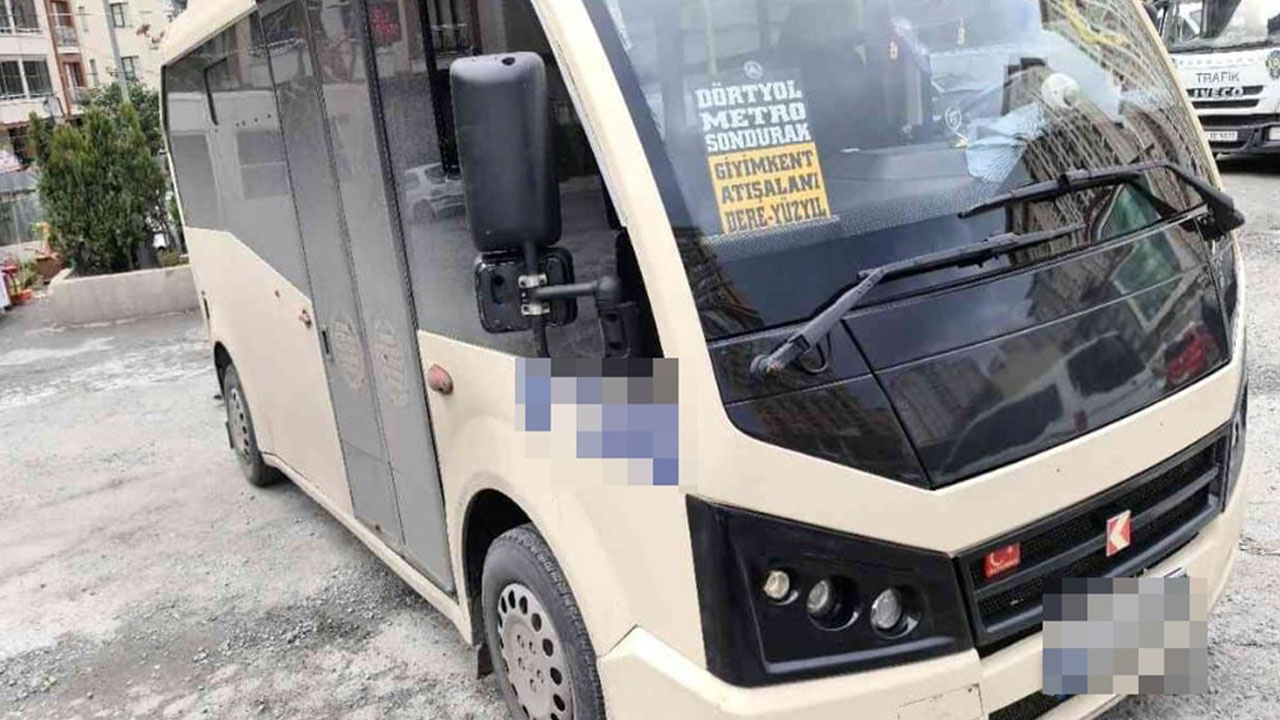 İstanbul'da bebek arabalı yolcuyu minibüsten indiren sürücüye büyük şok