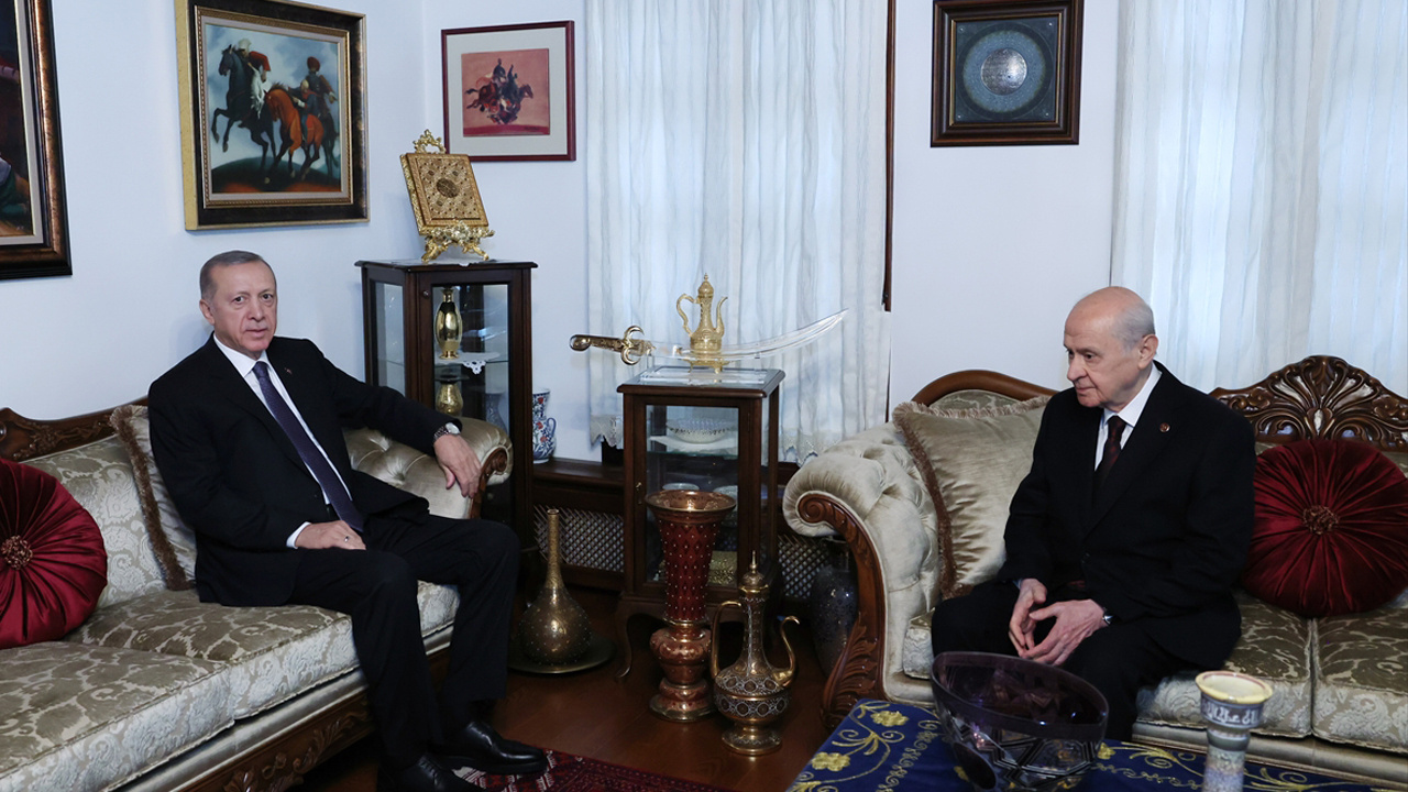 Cumhurbaşkanı Erdoğan ile MHP lideri Bahçeli 7. kez buluştu!