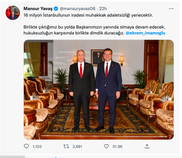 Ekrem İmamoğlu twitter'da TT oldu destek yağıyor! Kim ne dedi?