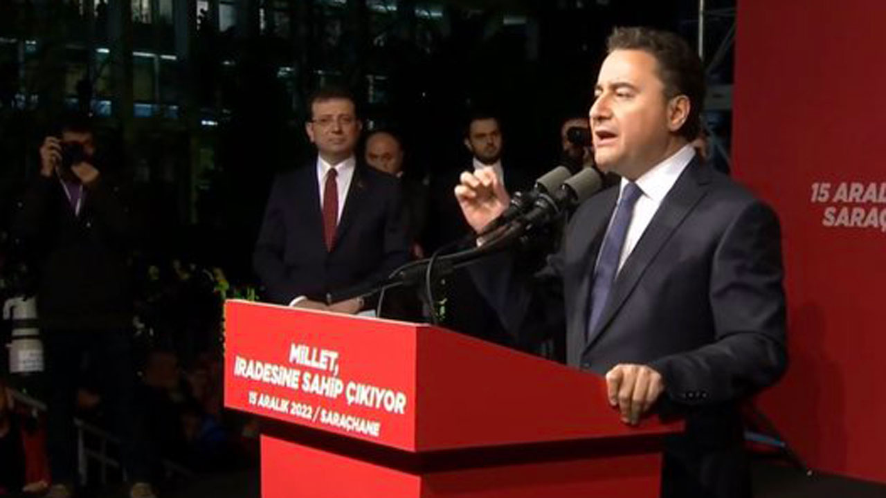 Ali Babacan, Ekrem İmamoğlu gibi Selahattin Demirtaş'a yapılanı da kabul etmiyoruz