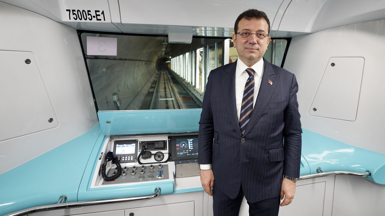 İBB Başkanı İmamoğlu, Yıldız-Fulya-Mecidiyeköy metro hattında test sürüşüne katıldı