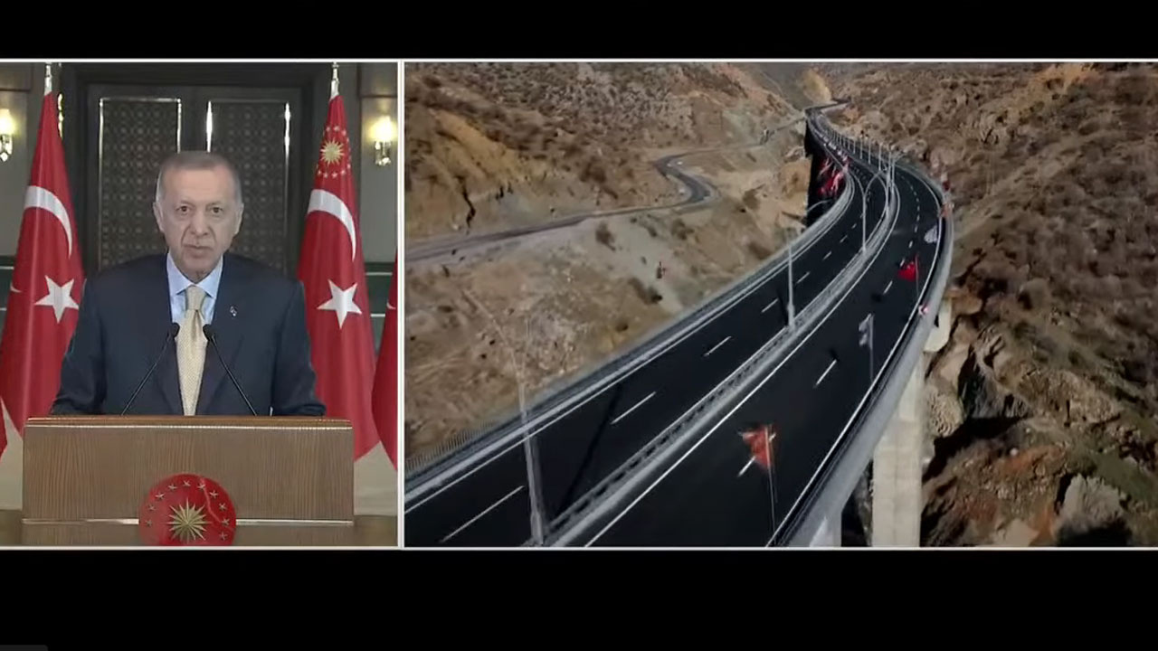 Bitlis Çayı Viyadüğü açıldı Erdoğan'dan Batılı ülkelere sert terör mesajı