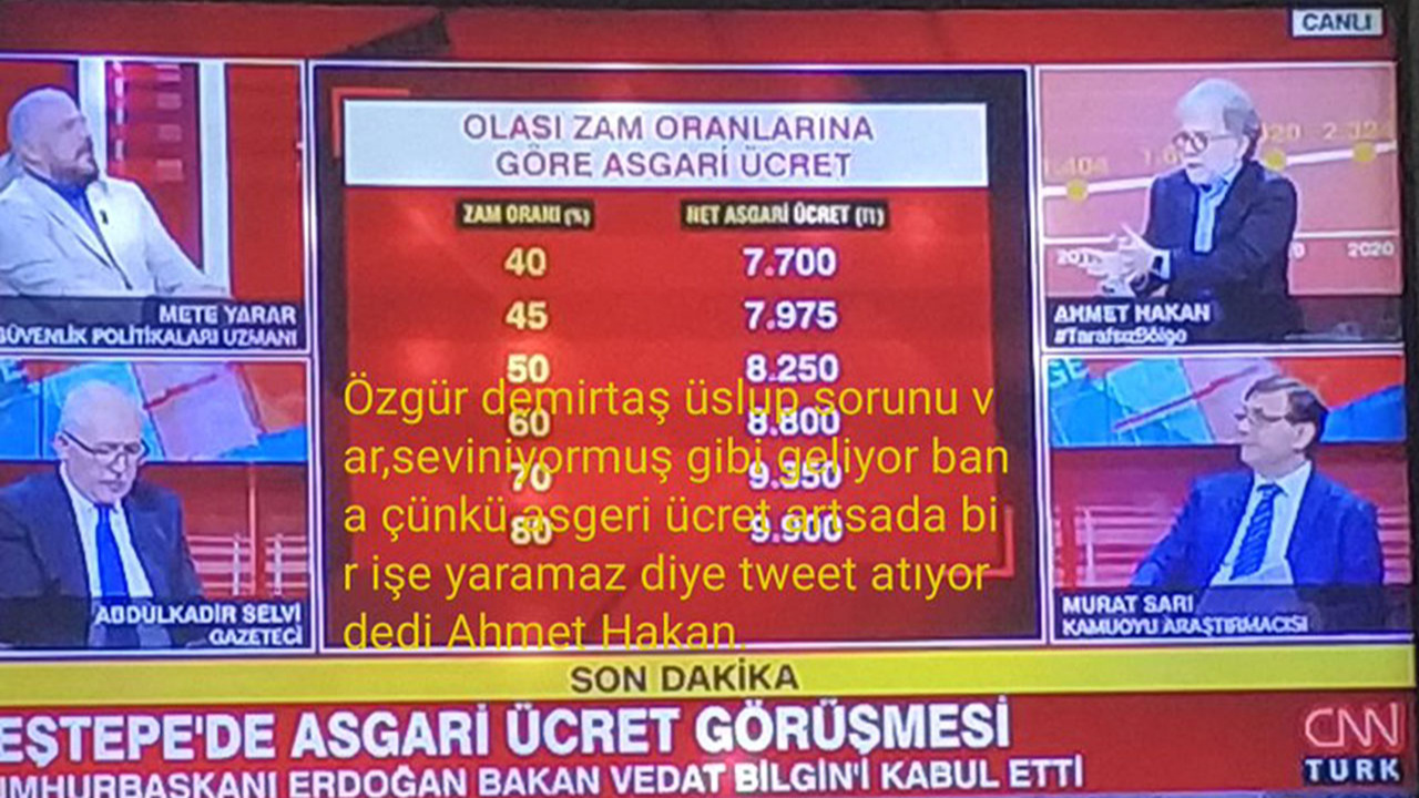 Ahmet Hakan ve konukları Özgür Demirtaş'la dalga geçti! Demirtaş açtı ağzını yumdu gözünü...