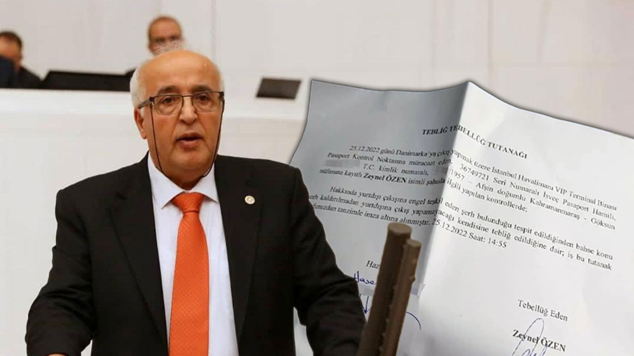 HDP Milletvekili Zeynel Özen'e yurtdışı yasağı kondu! Havaalanından geri döndü