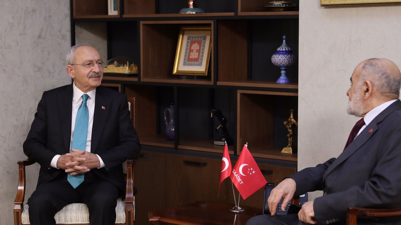 CHP lideri Kılıçdaroğlu'ndan Temel Karamollaoğlu'na geçmiş olsun ziyareti