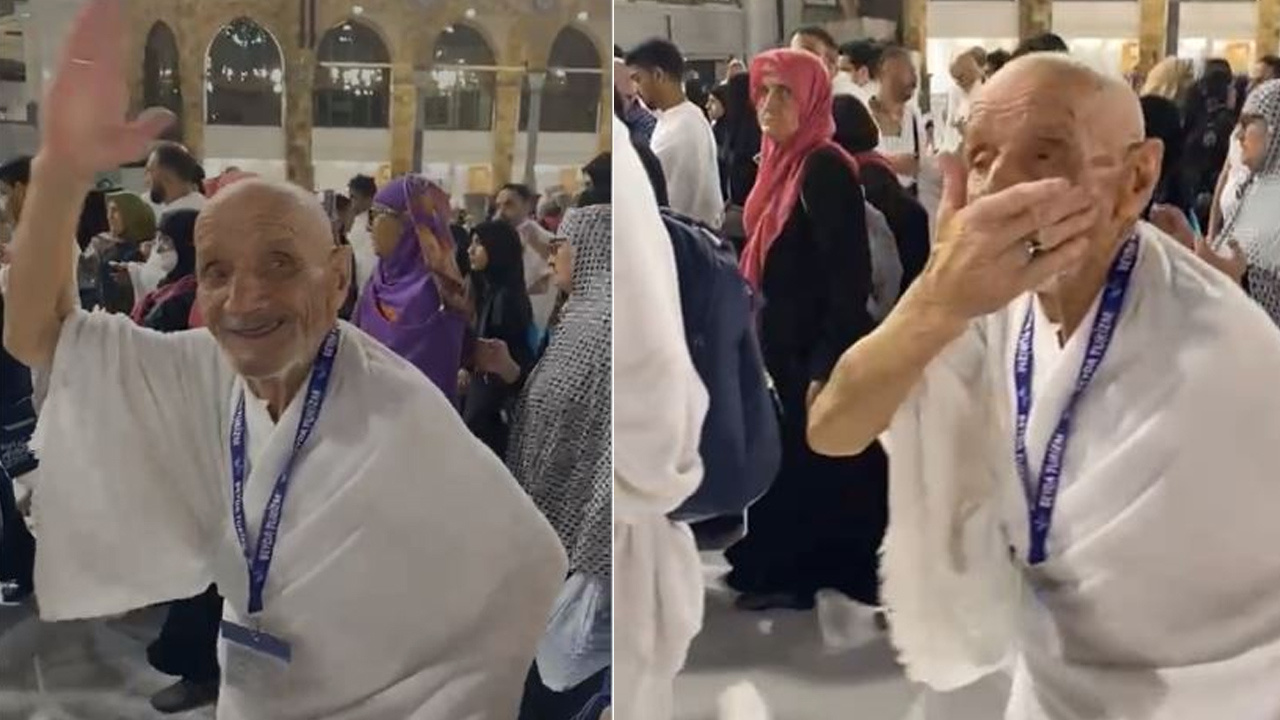 'Kabe' hasreti çeken yaşlı adam Mekke'de öldü! Binlerce Müslüman...