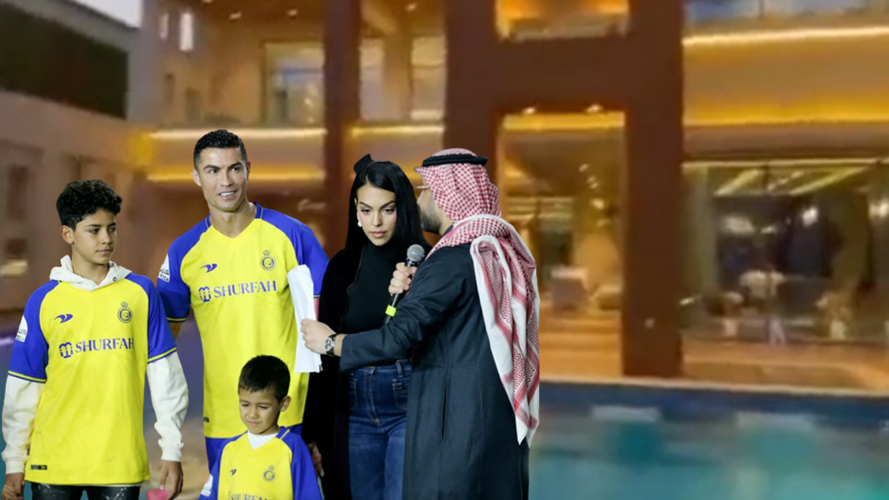 İmzayı atar atmaz evi kaptı! Ronaldo'nun kalacağı lüks malikane görüntülendi