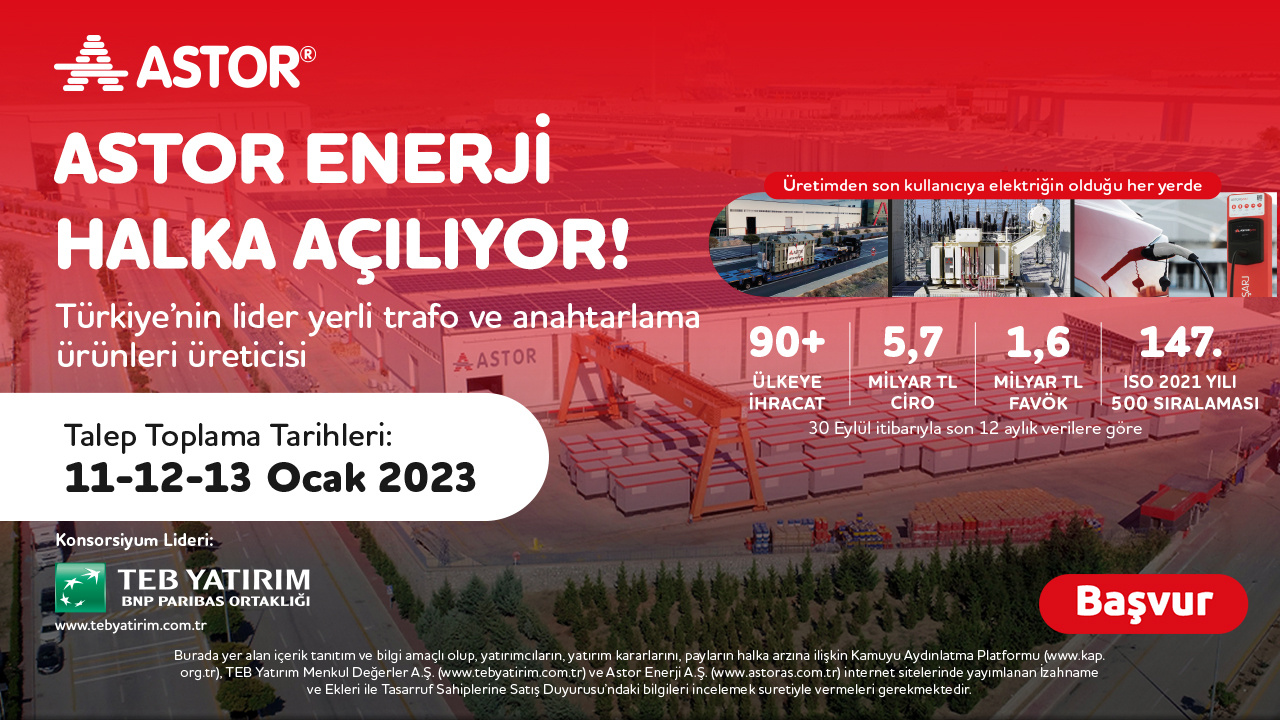 Astor Enerji Halka Açılıyor!