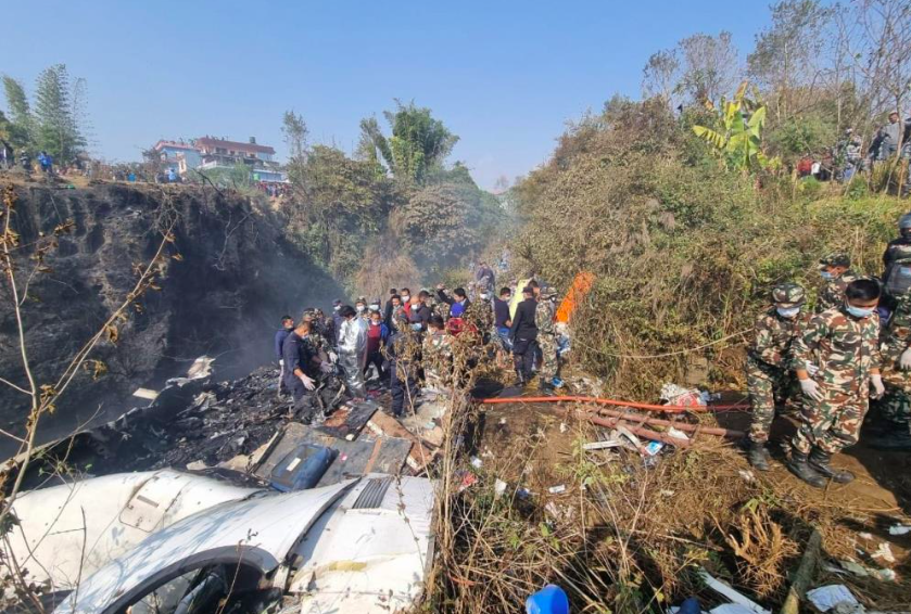 Nepal'de 72 kişilik yolcu uçağı düştü bilanço çok ağır! Son 30 yılın en büyük hava kazası