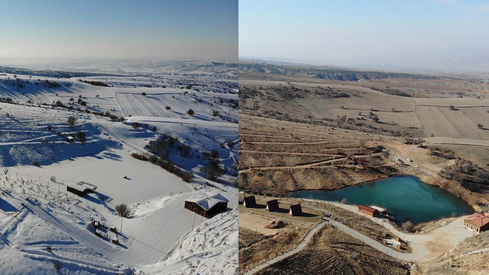 İki fotoğraf arasındaki farka bakın! Bir ilimizden ürküten görüntü geldi