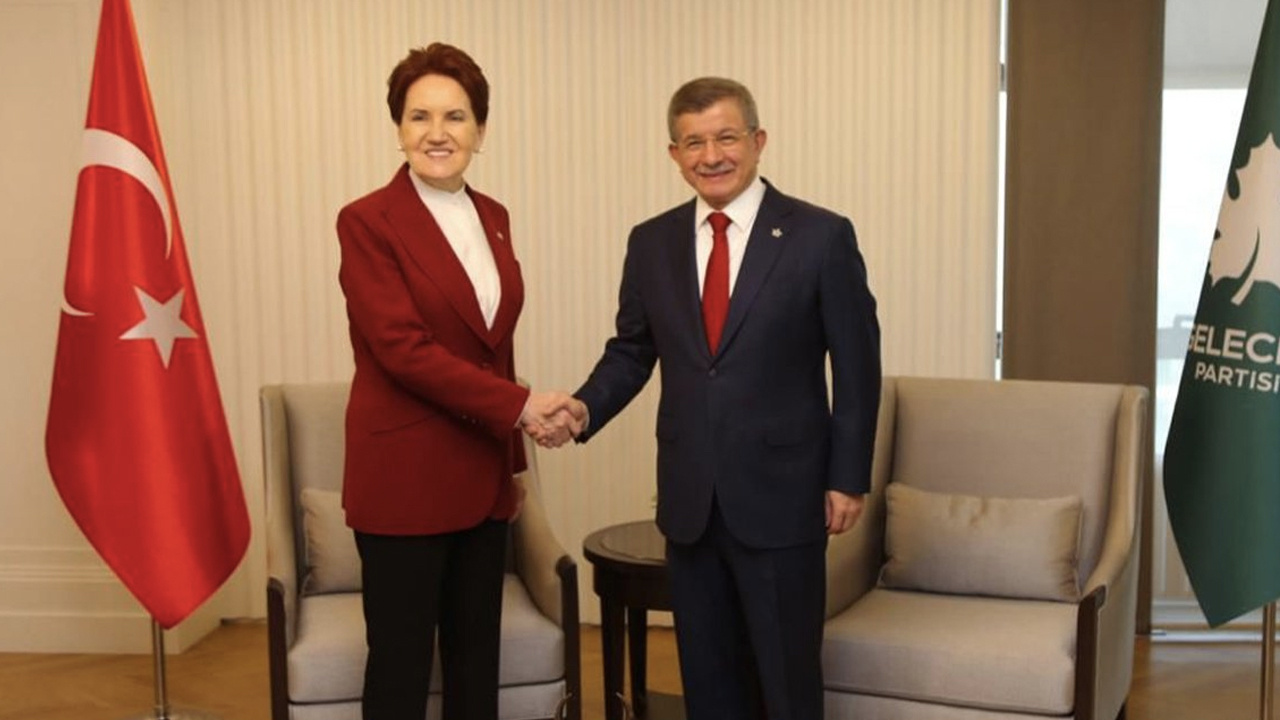 İyi Parti lideri Meral Akşener'den Davutoğlu'na ziyaret