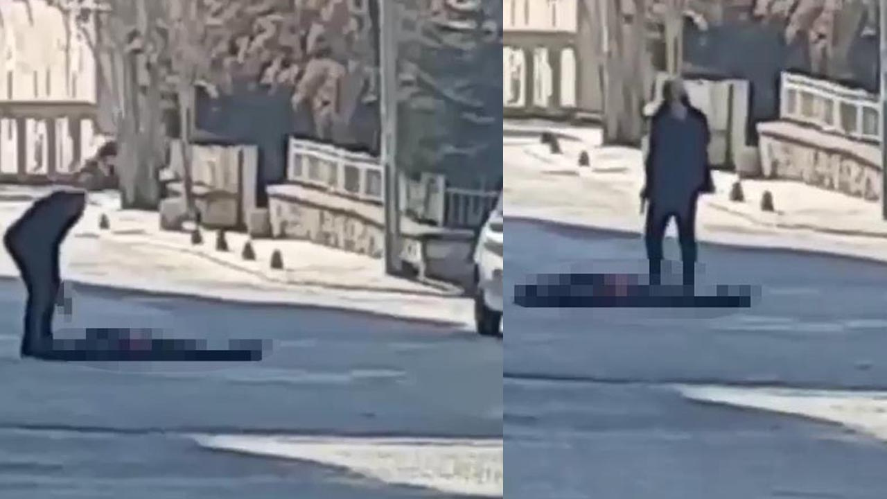 Polis memuru meslektaşı olan eşini öldürdü! Dehşet anları kamerada