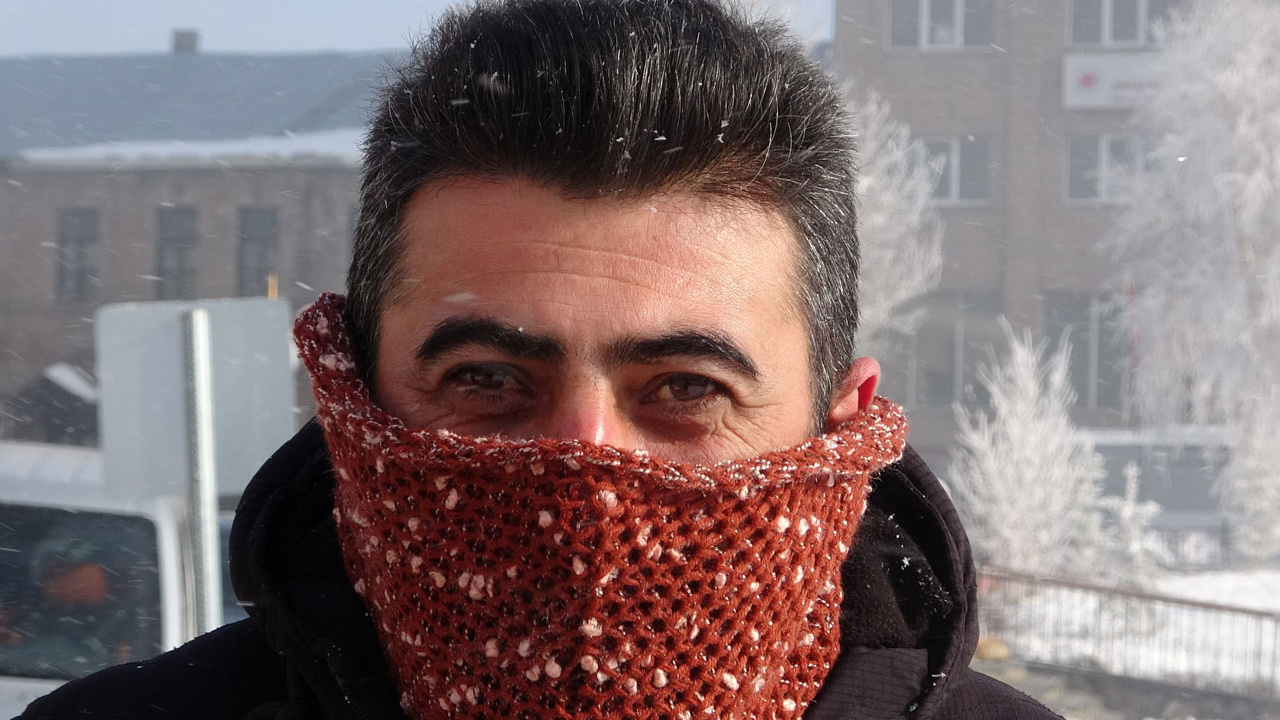 Sıcaklık -28 derece ölçüldü! İşte Türkiye'nin en soğuk yeri donduran görüntüler