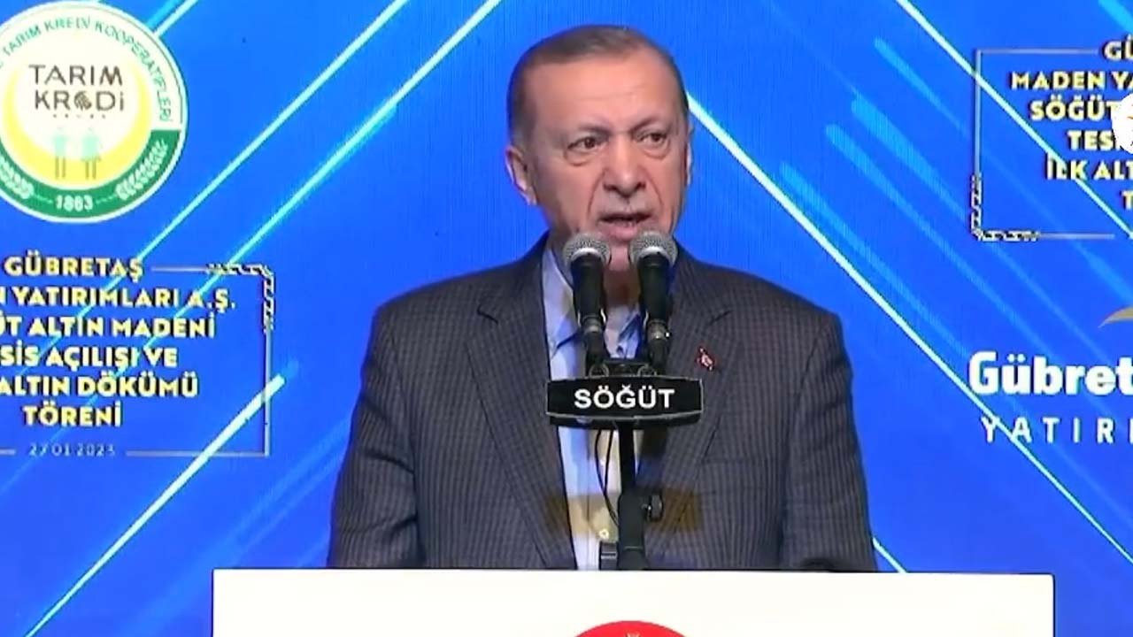 Erdoğan: "altın üretimimiz Cumhuriyet tarihinin rekorunu kırdı"