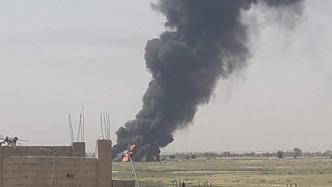 Kimliği belirsiz SİHA'lar vurdu! Suriye'deki İranlı teröristlere hava saldırısı