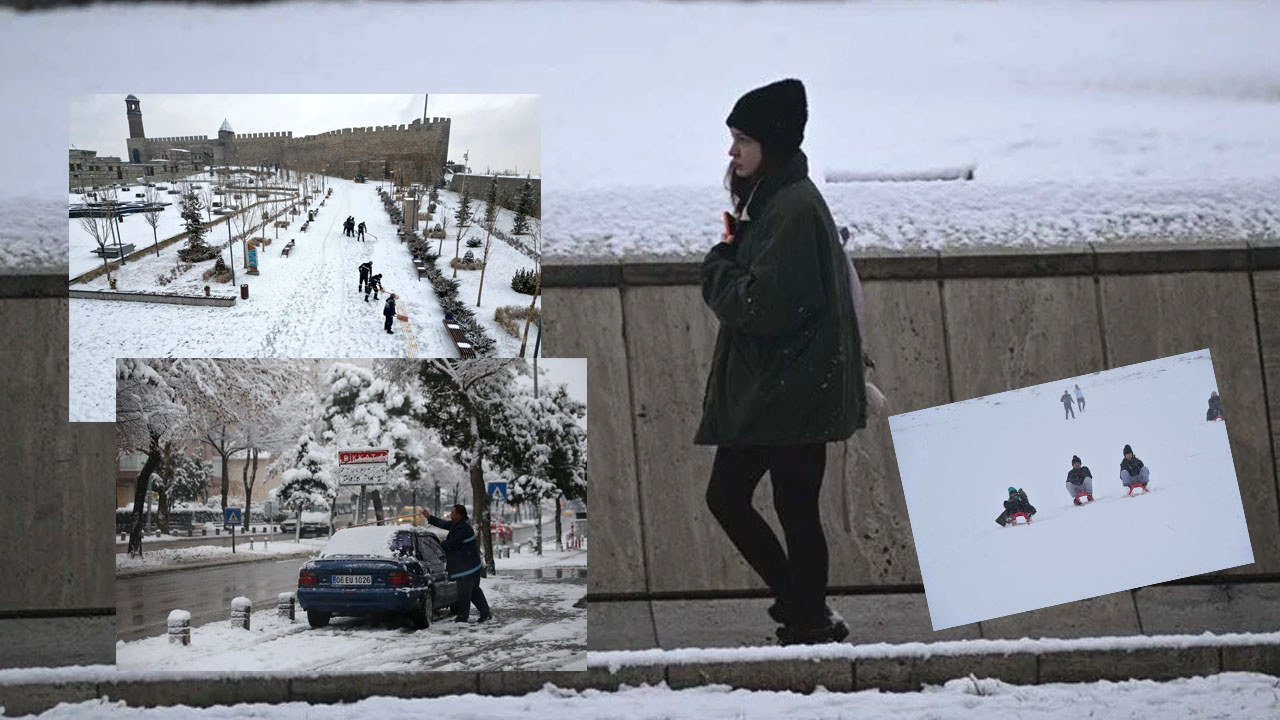 Türkiye'de kar yağışı etkili oluyor! Her yer beyaza büründü işte şehirlerden kar manzaraları...