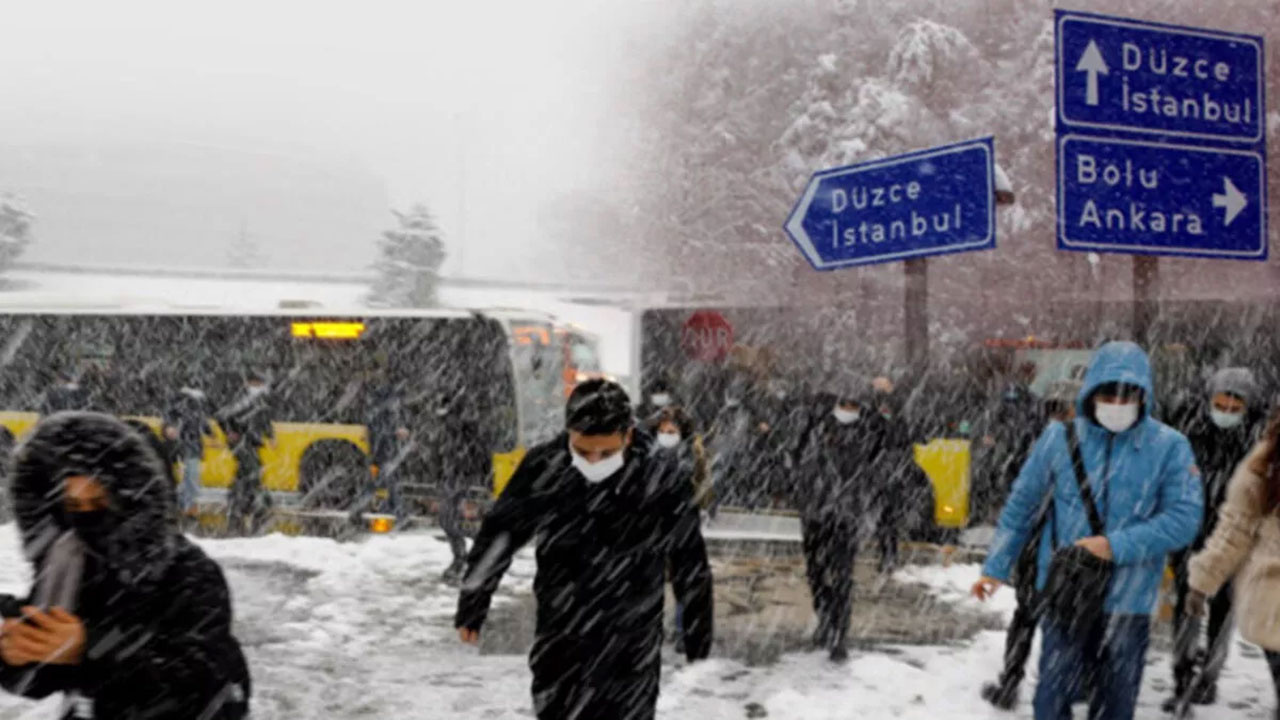 Haritaya bakın! 10 gün bu kadar kar yağacak! İstanbul ve Ankara dahil 33 il için kar yağışı uyarısı
