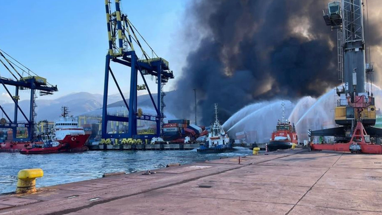 İskenderun Limanı'ndaki yangında son durum ne?