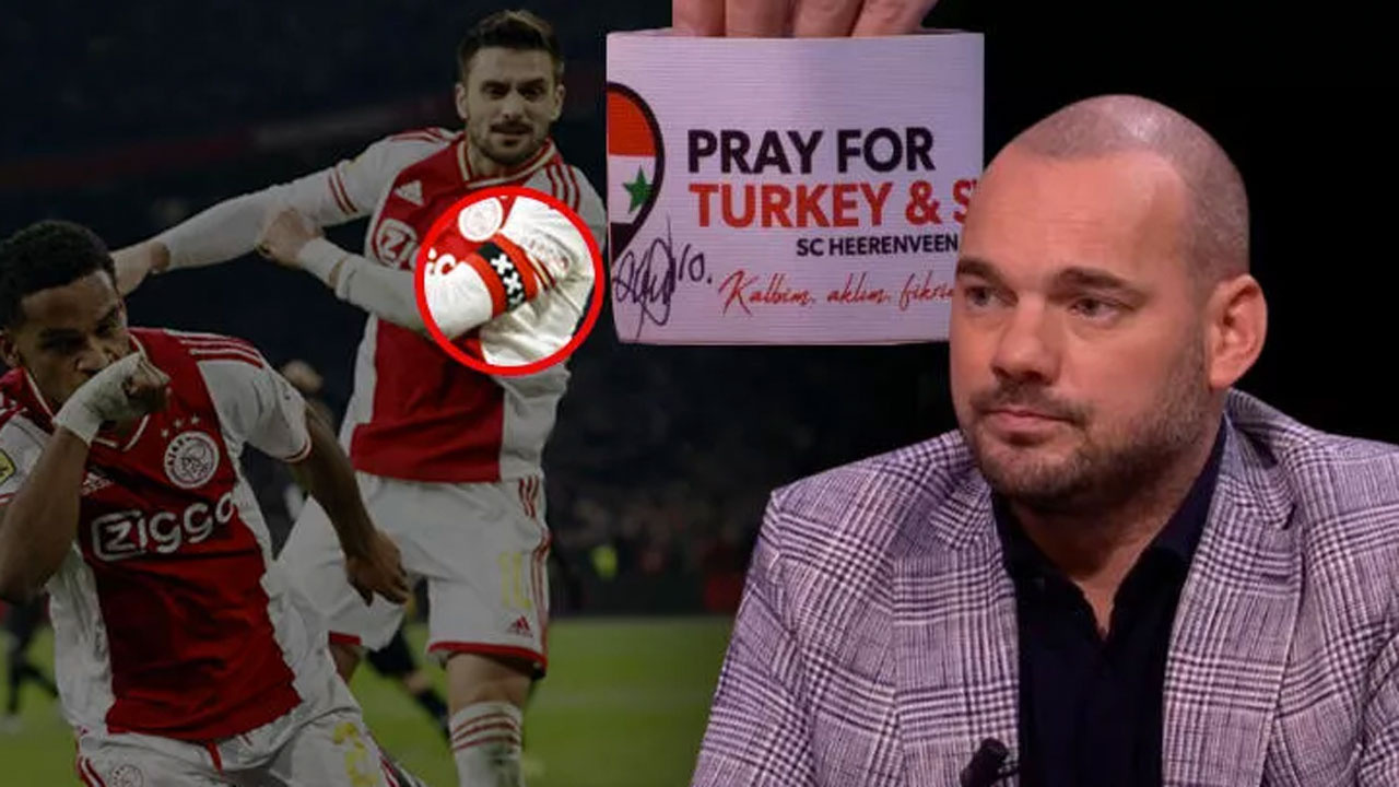 Sneijder duyurdu depremzedeler için 17 takım katıldı Ajax reddetti
